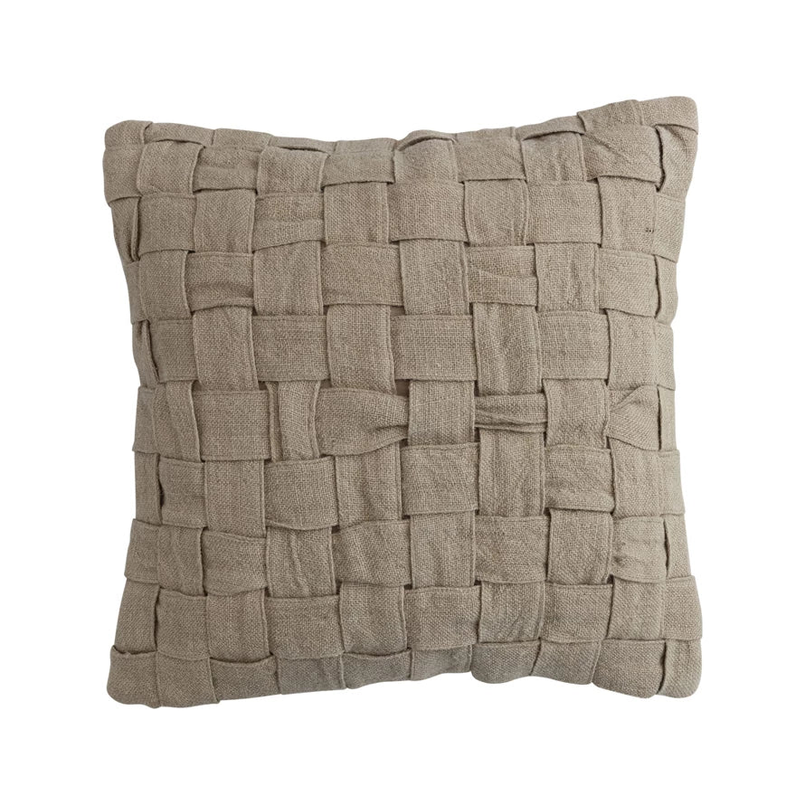 Natural Woven Pillow