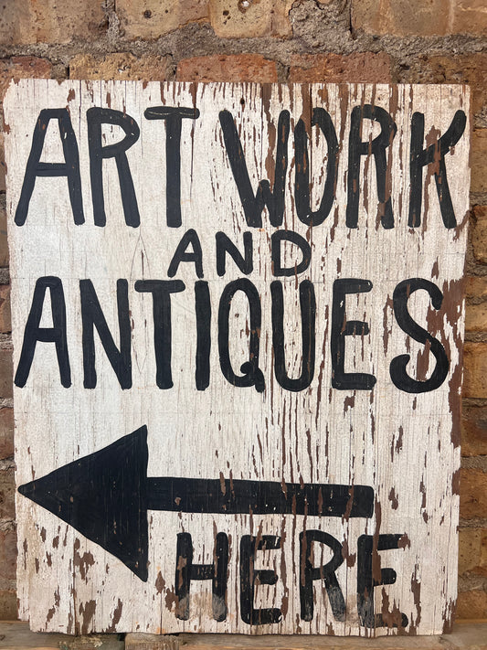 Artwork & Antiques Sign