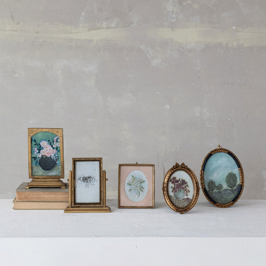 Vintage Inspired Gold Frames
