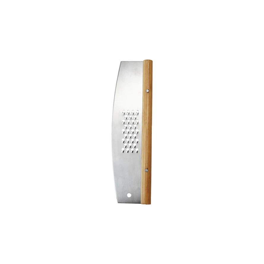Stainless Steel Pizza Cutter w/Grater
