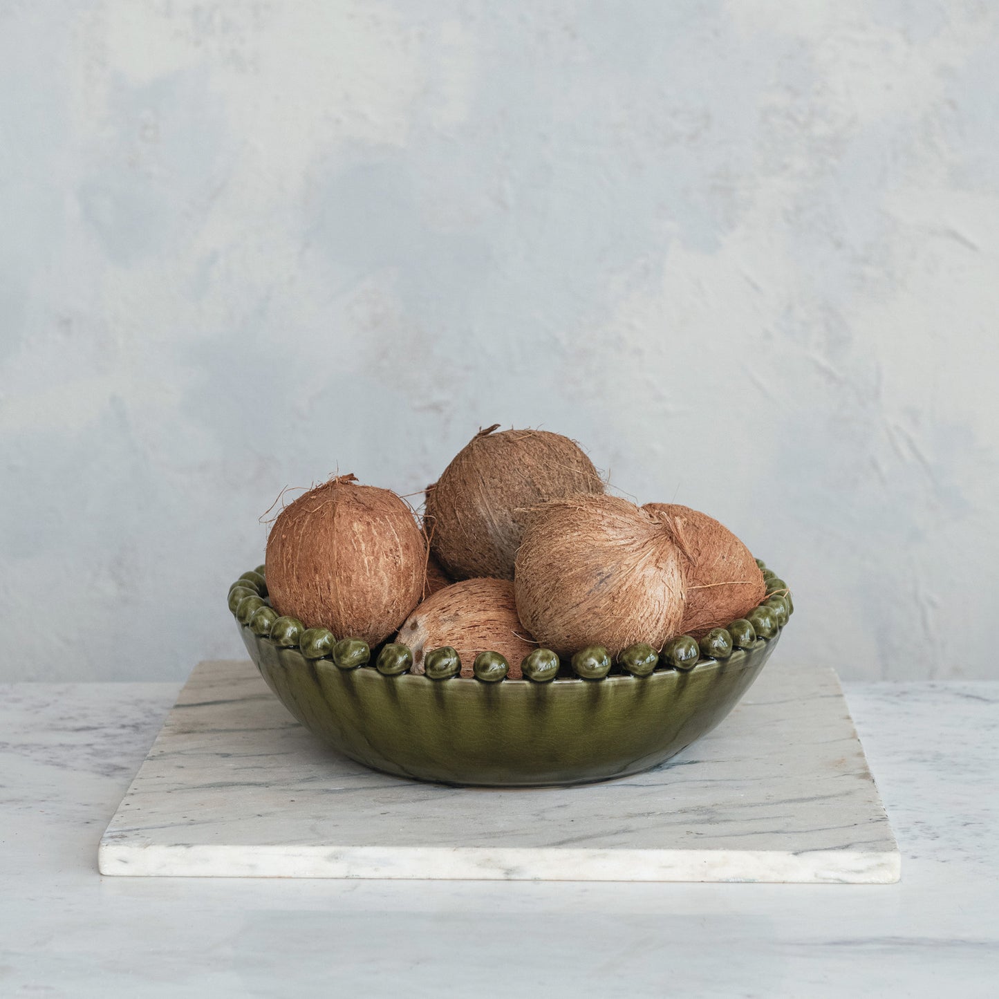 Hobnail Rimmed Decorative Bowl