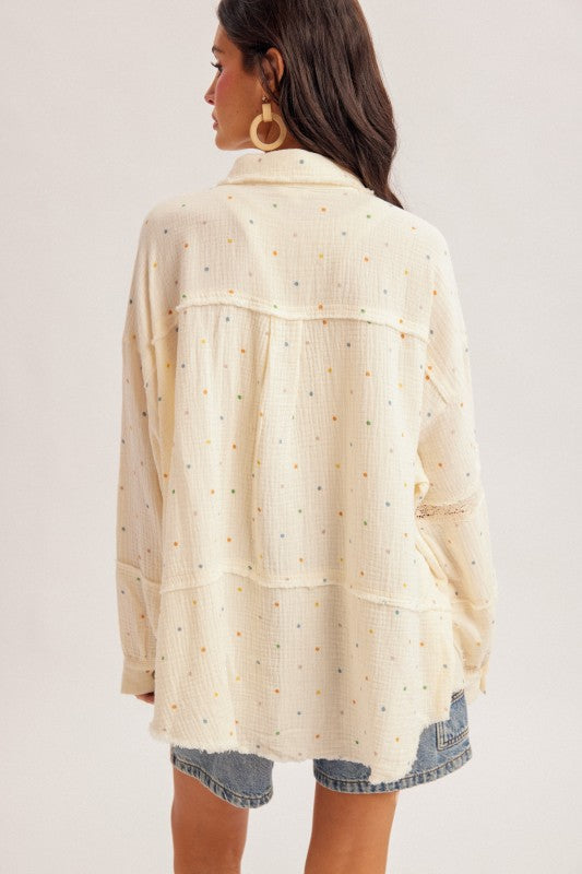 Happy Laced Line Long Sleeve