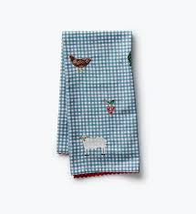 Country Farm Gingham Tea Towel