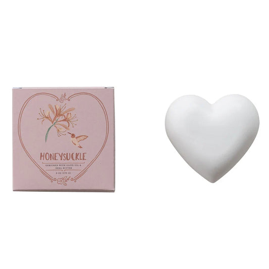 Honeysuckle Heart Soap