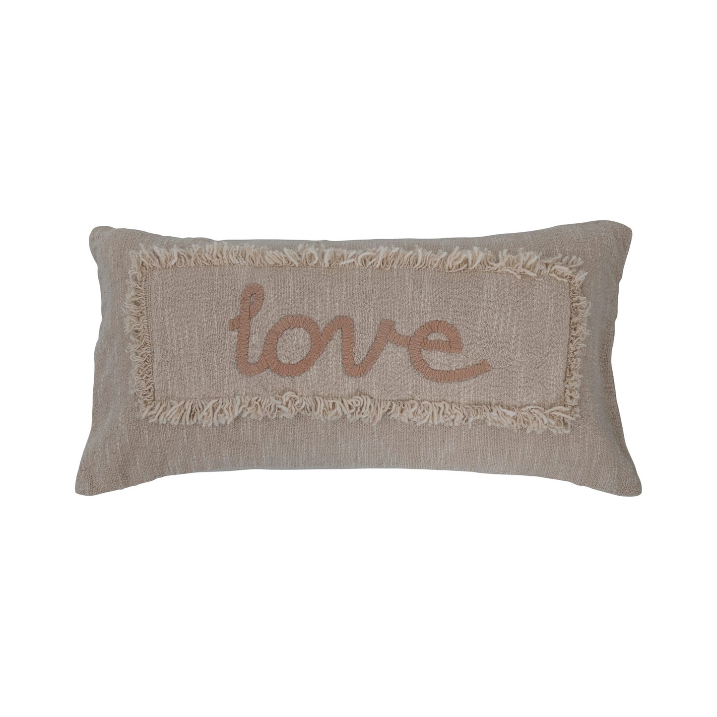 Fringe Love Lumbar Pillow