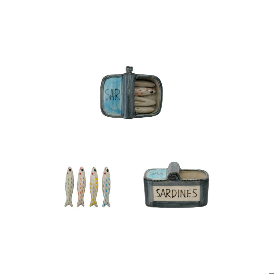 Sardine Stoneware Container