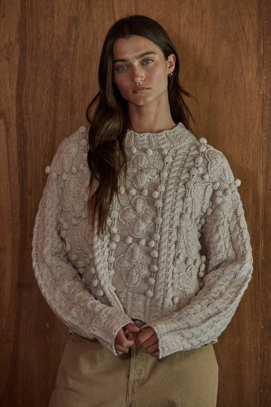 Poppy Pom Sweater