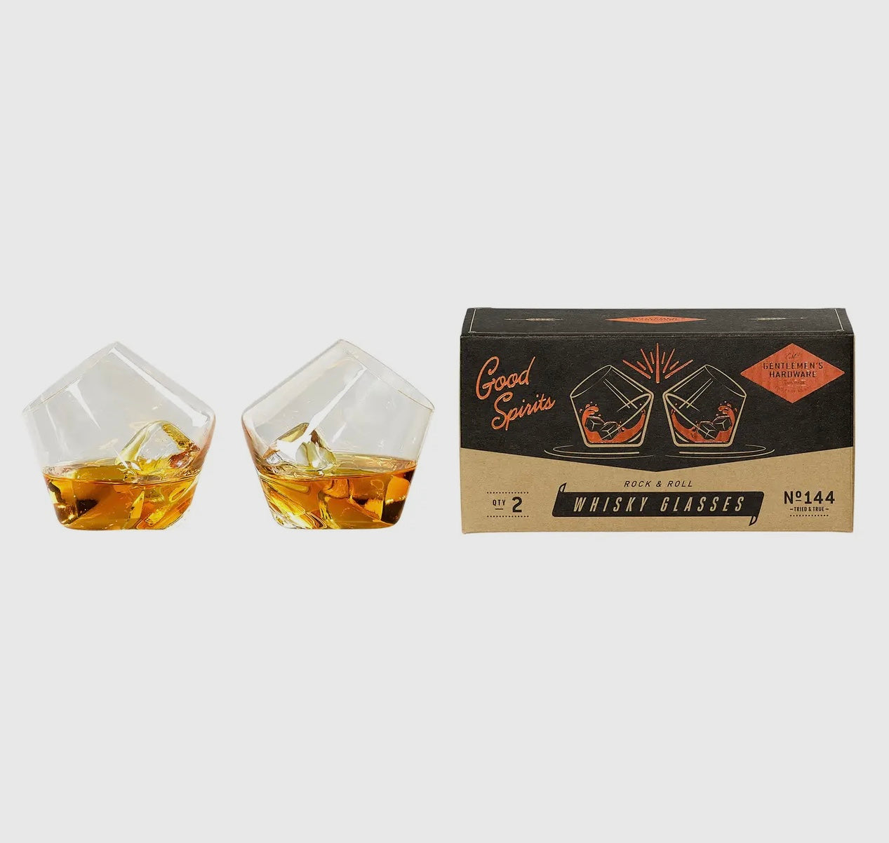 Rocking Whiskey Glasses