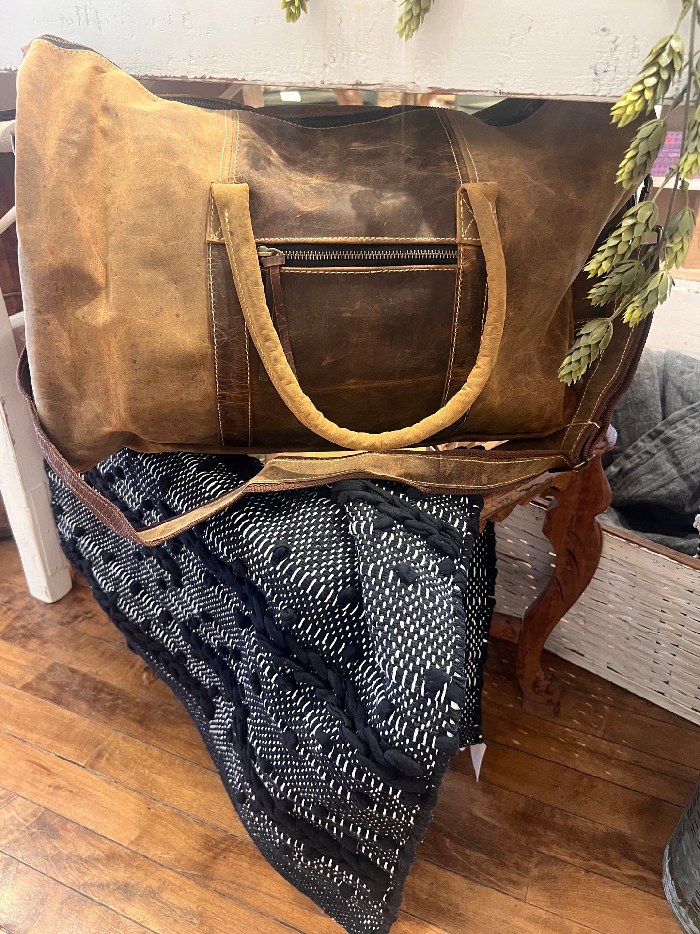 Leather Duffle Bag