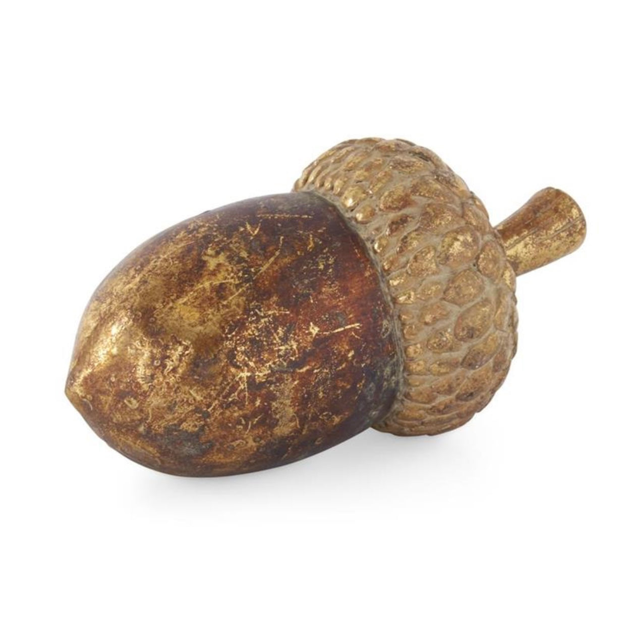 Textured Gold & Bronze Acorn