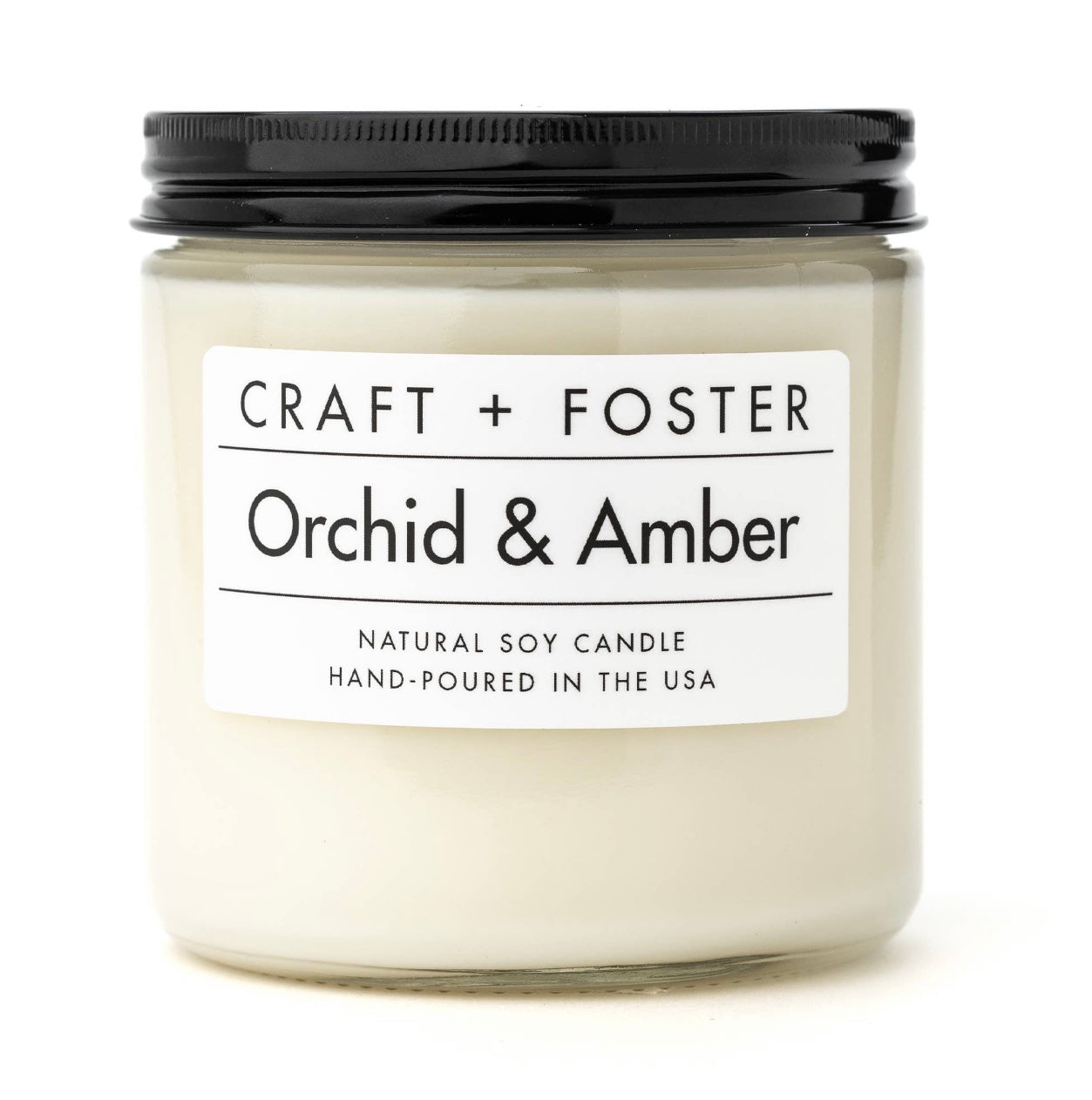 Orchid & Amber Candle-12 ounces
