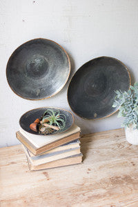 Black & Copper Antique Inspired Platters