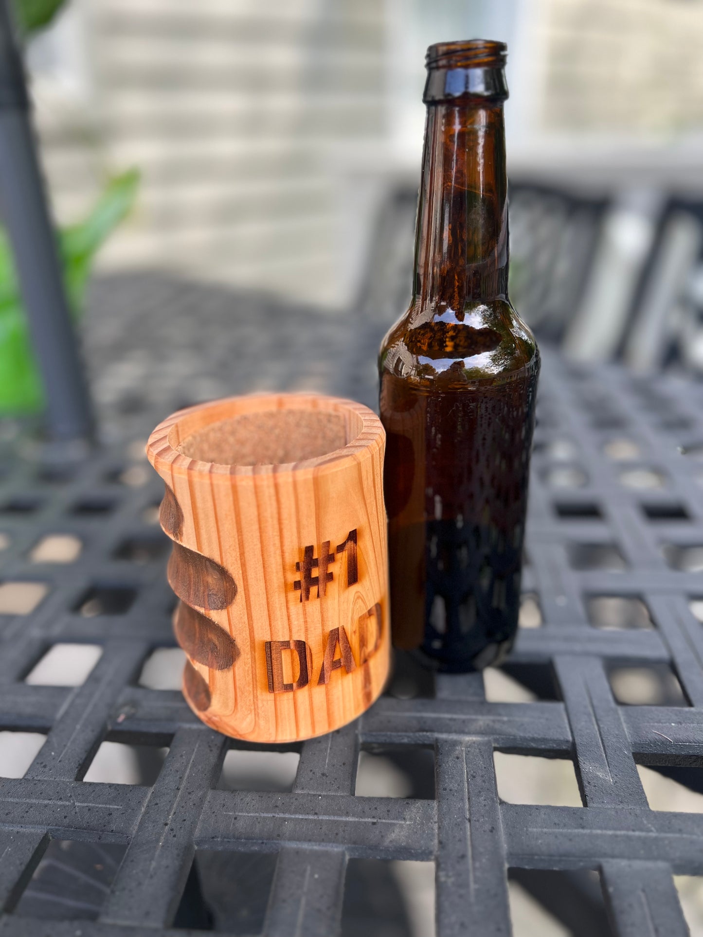 Wooden Beer Koozie