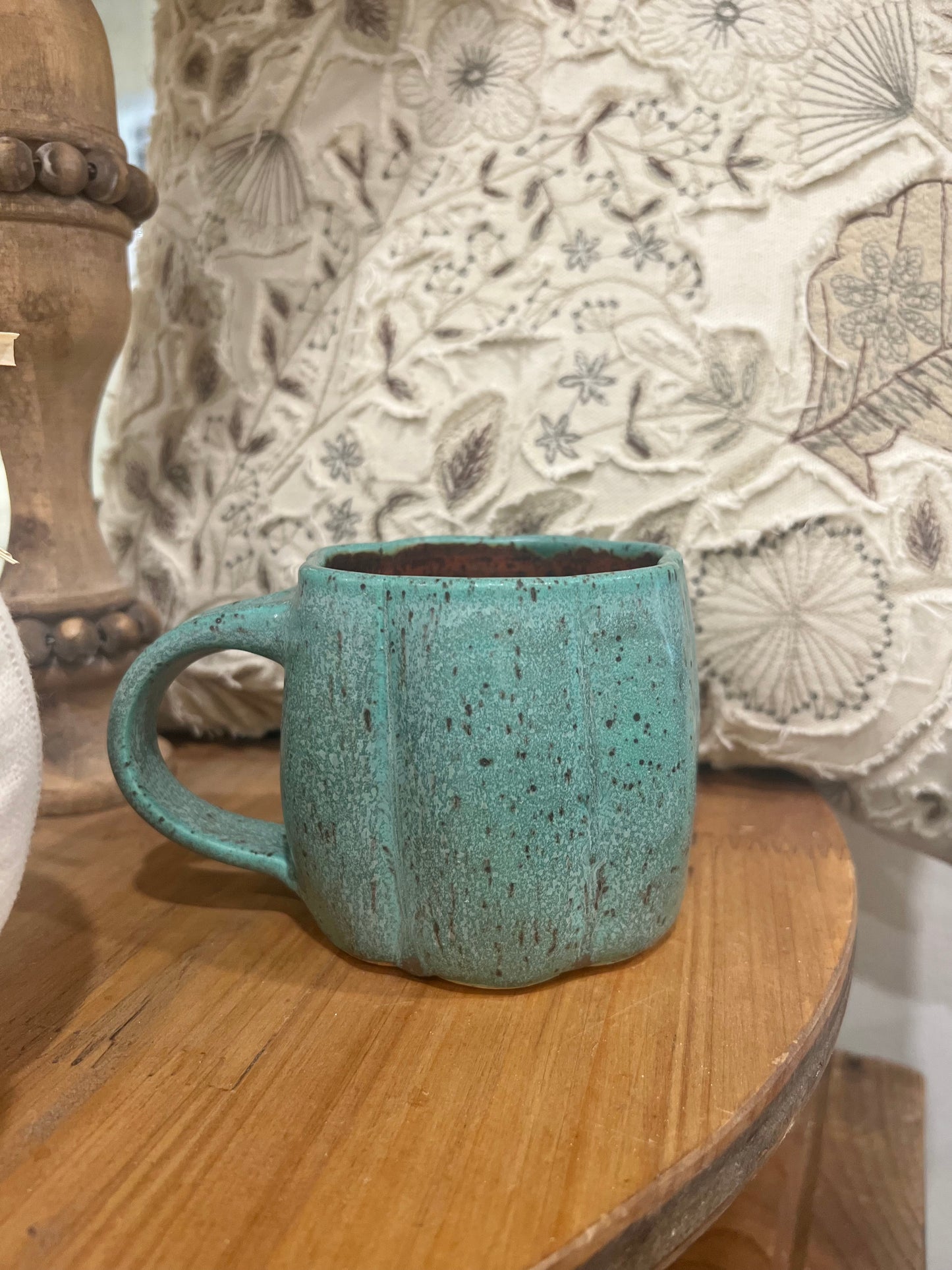 Handmade Ceramic Pumpkin Mugs