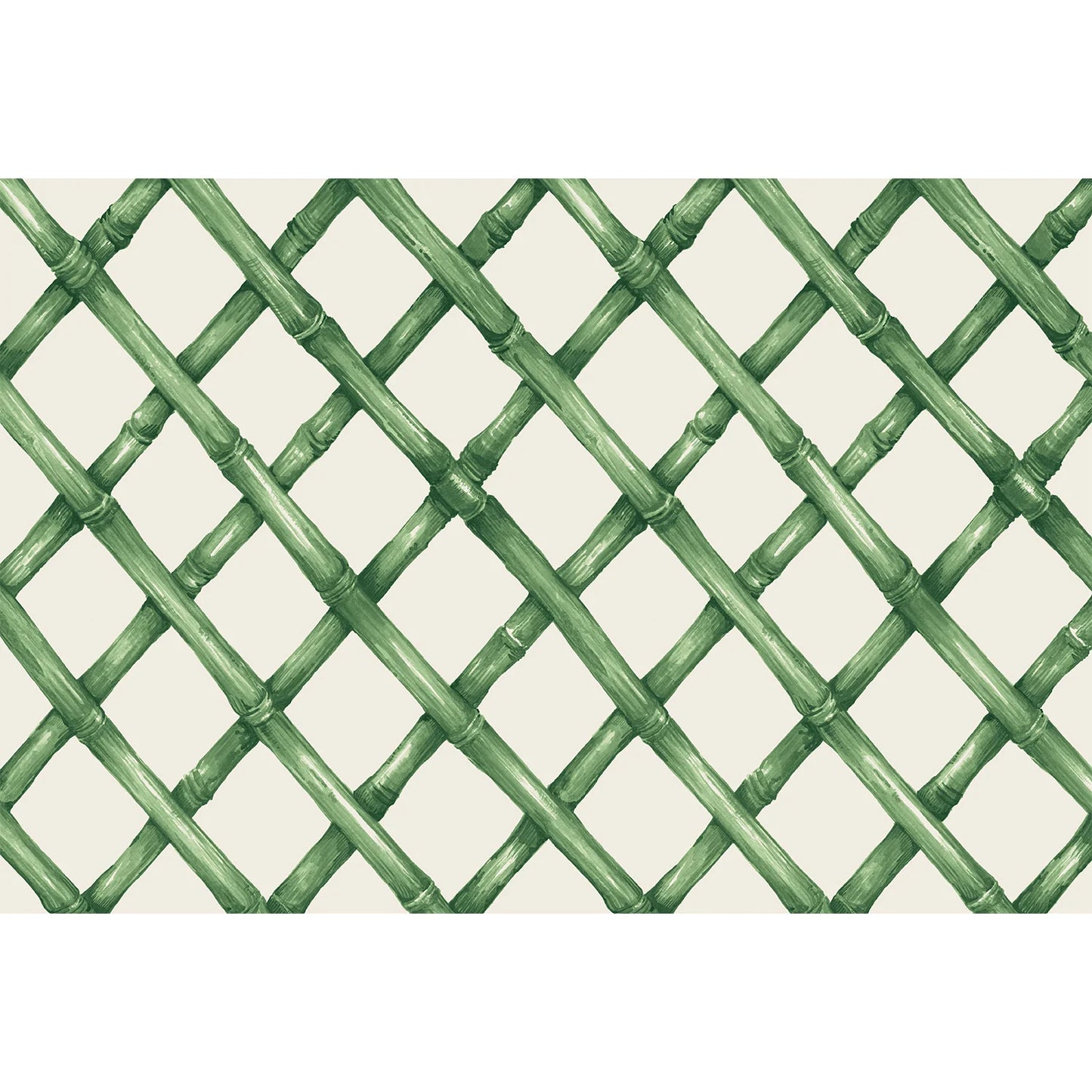 Green Lattice Placemats