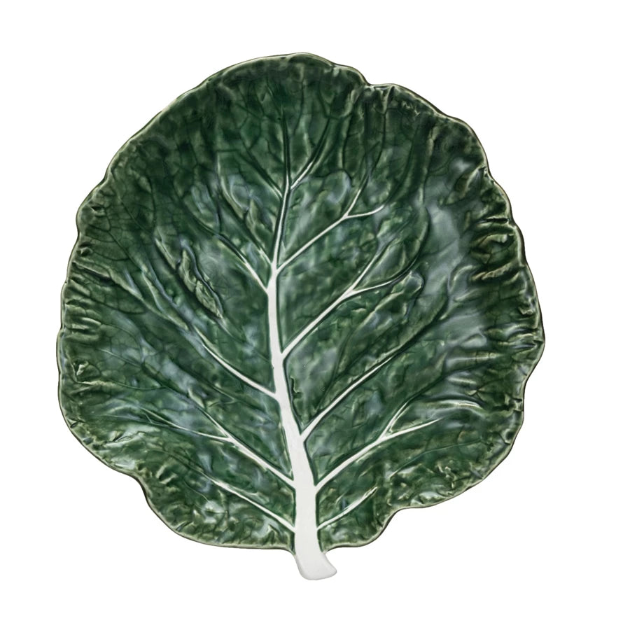 Stoneware Cabbage Plate