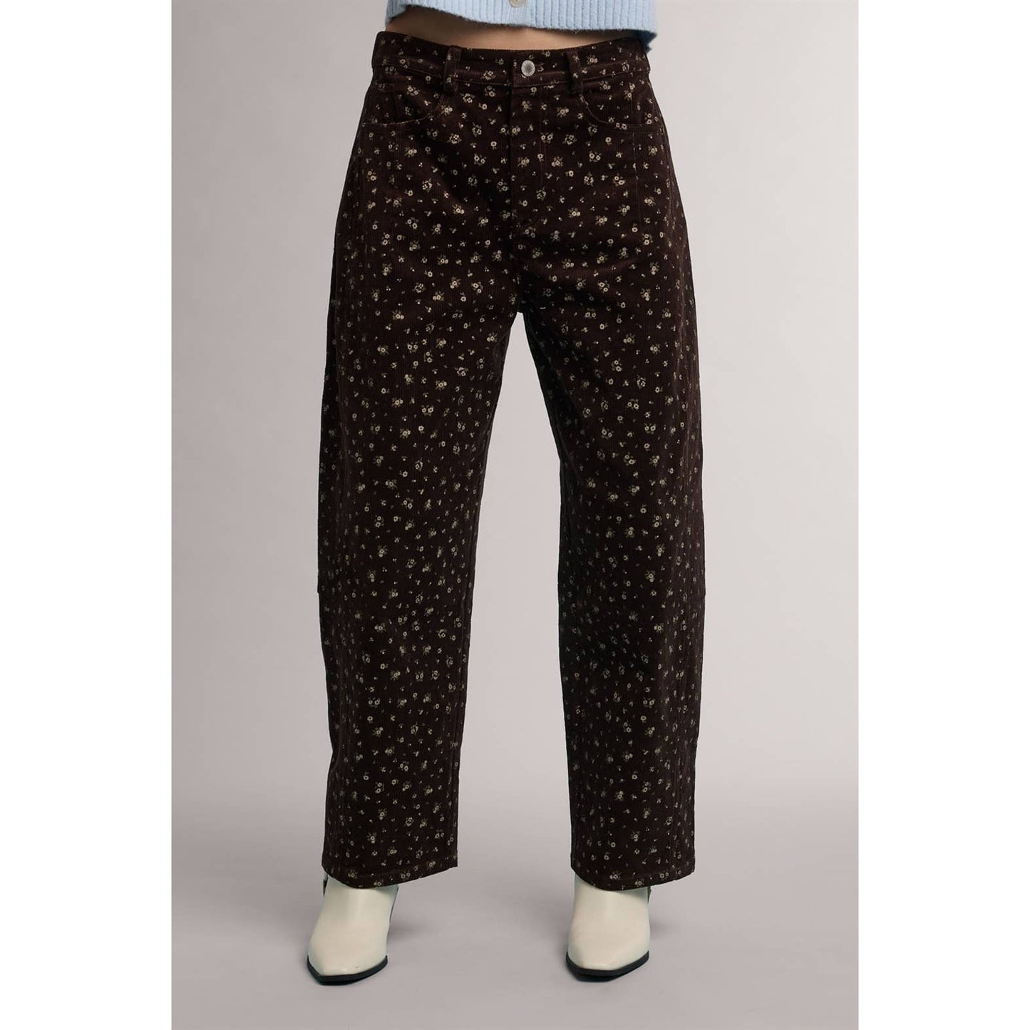 Floral Corduroy Pant