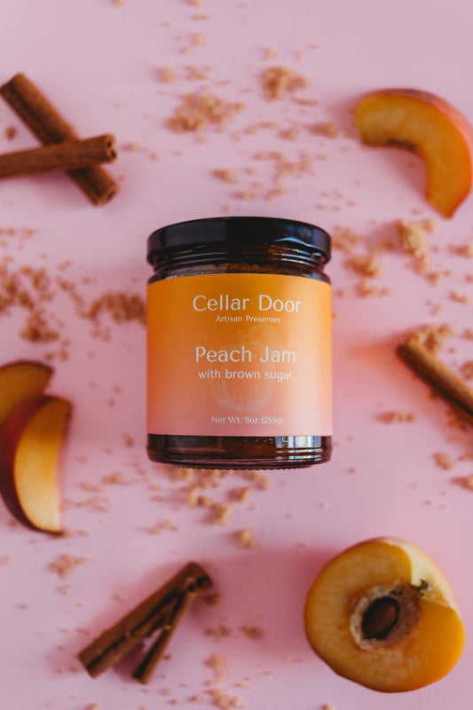 Peach Jam with Brown Sugar