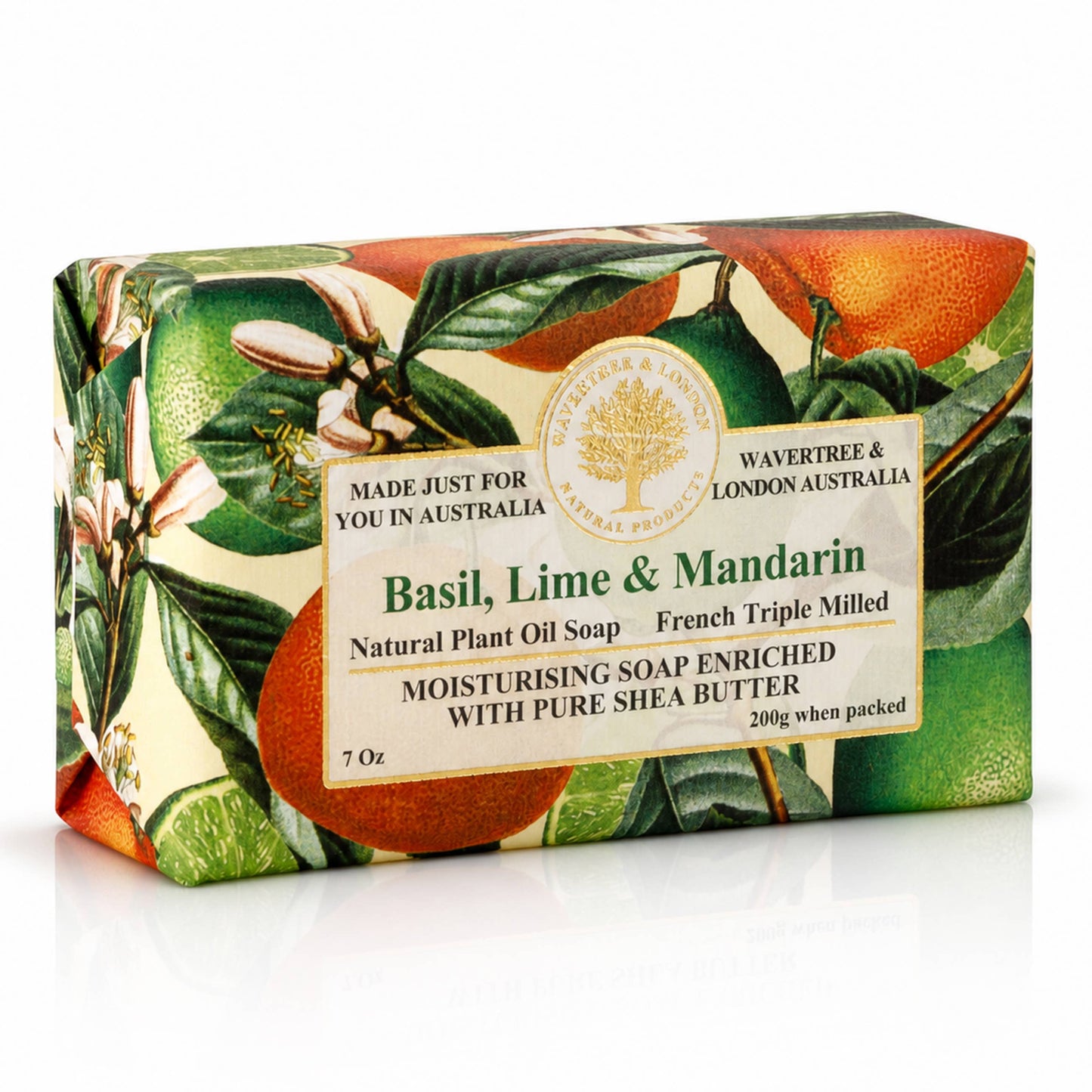 Wavertree Basil, Lime & Mandarin Luxury Soap Bars