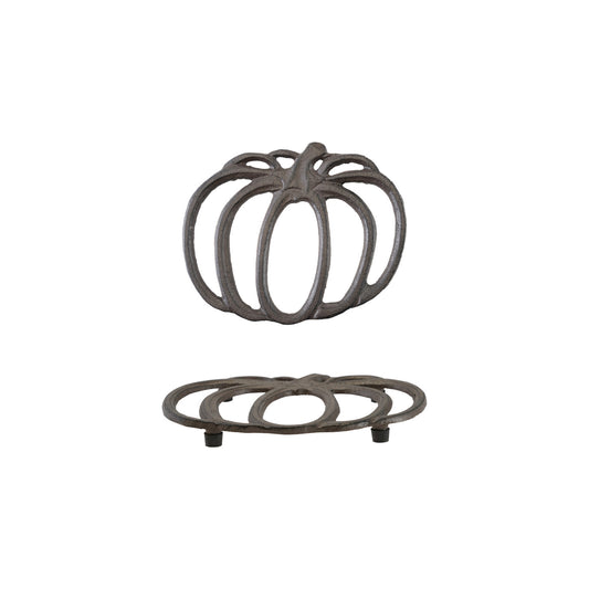 Cast Iron Pumpkin Shaped Trivet