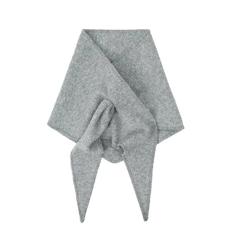 Knit Triangle Scarf