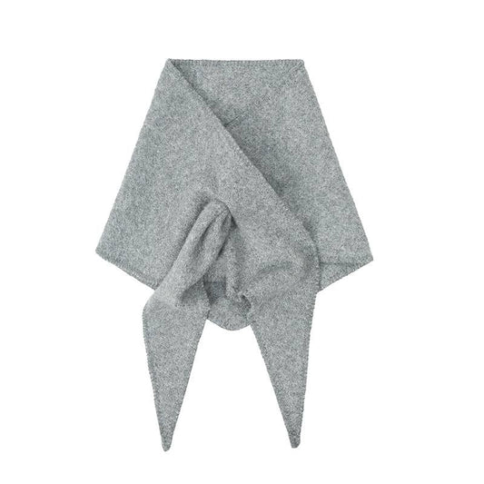 Knit Triangle Scarf