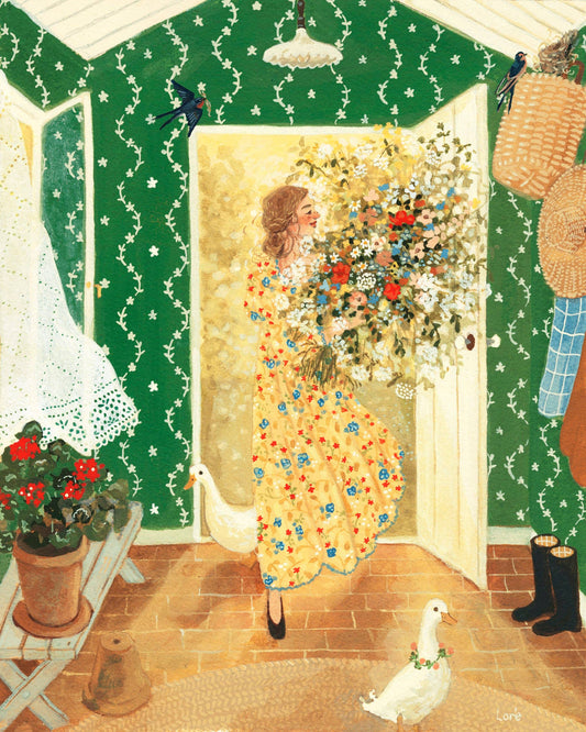 Welcoming in Summer Art Print