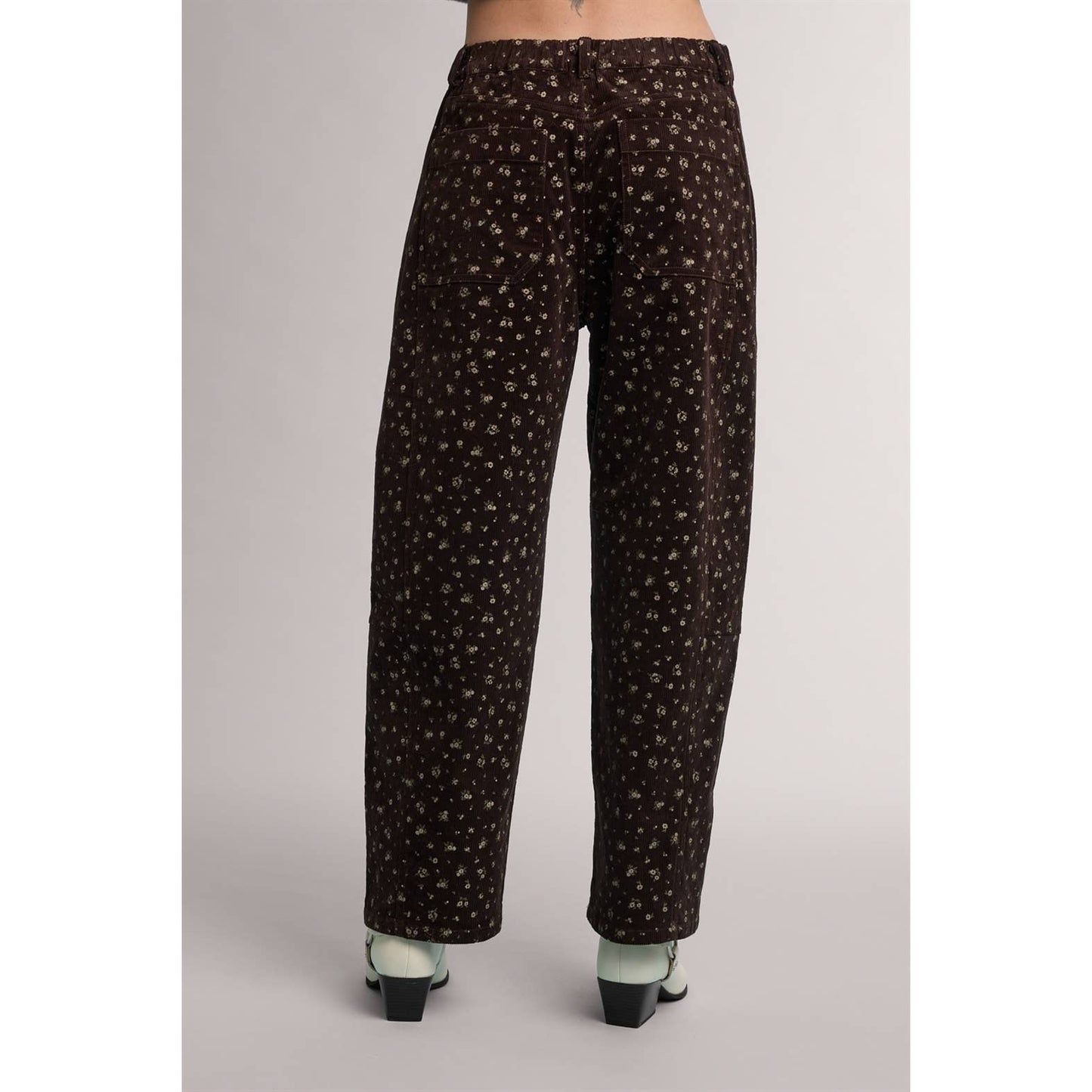 Floral Corduroy Pant