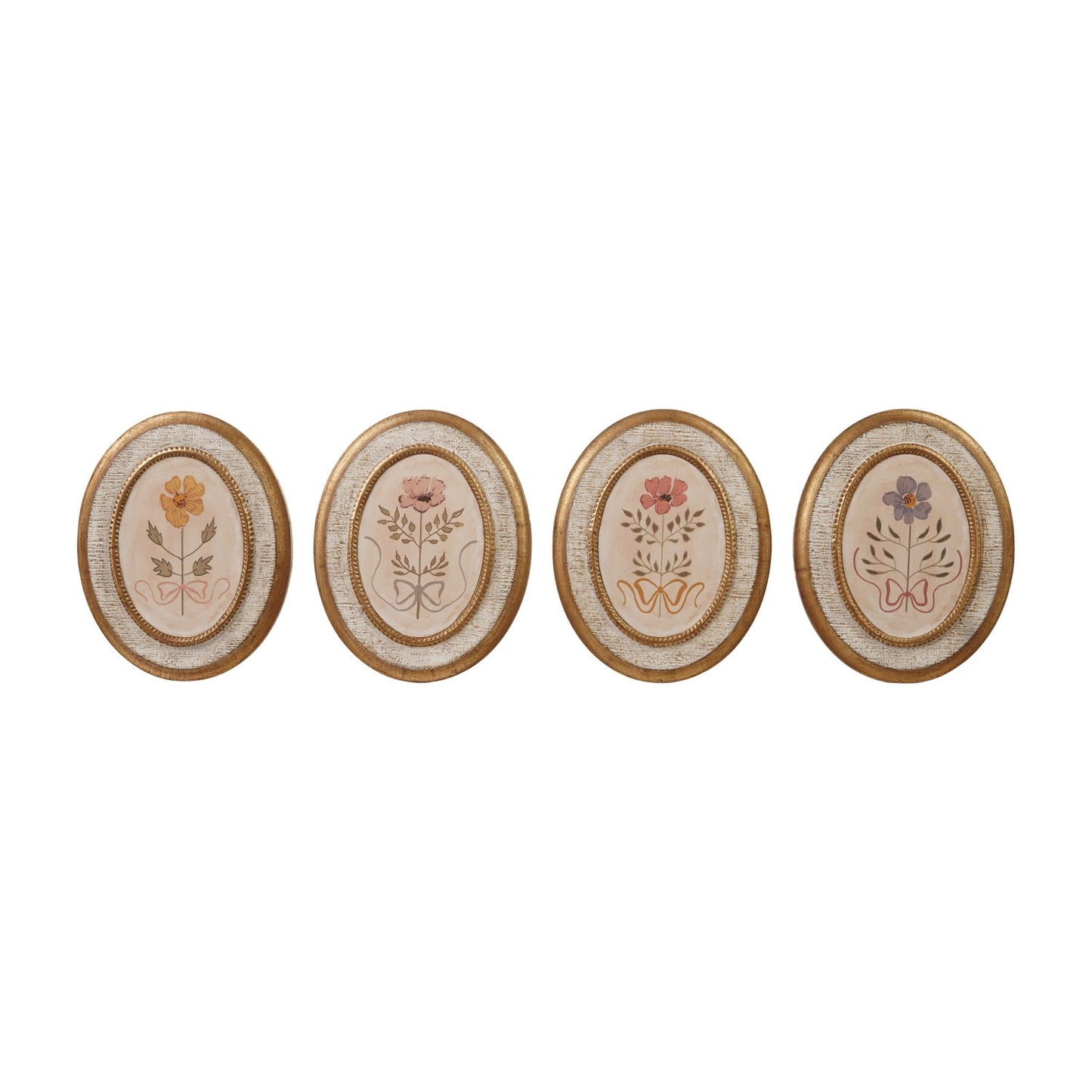 MDF Wall Decor with Flower, 4 Styles ©
