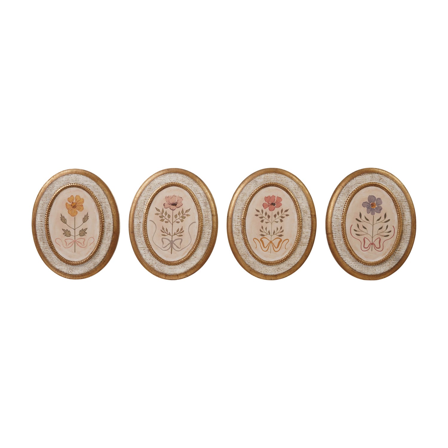 MDF Wall Decor with Flower, 4 Styles ©