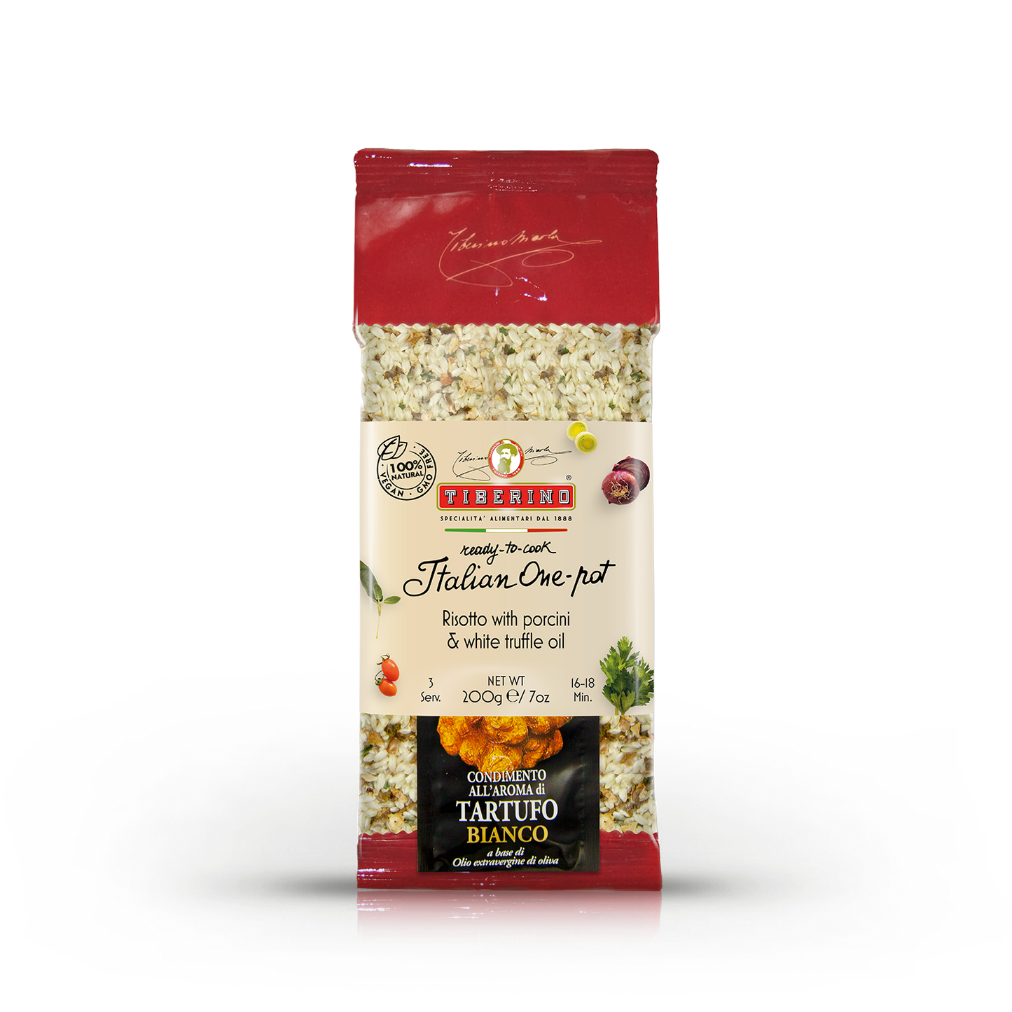 Risotto with Porcin and White Truffle Oil
