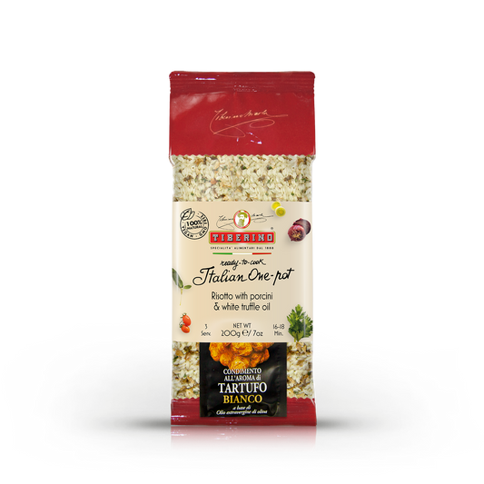 Risotto with Porcin and White Truffle Oil