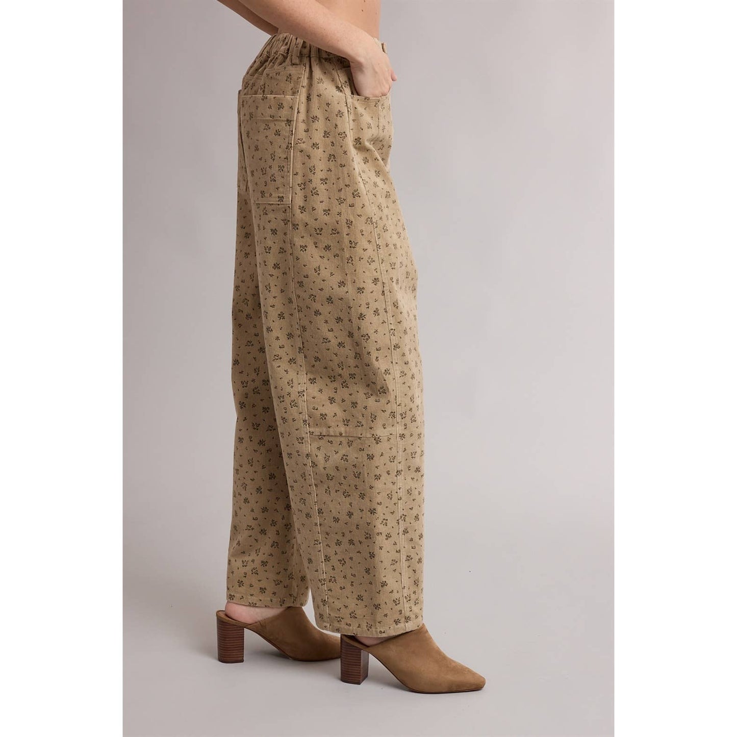 Floral Corduroy Pant
