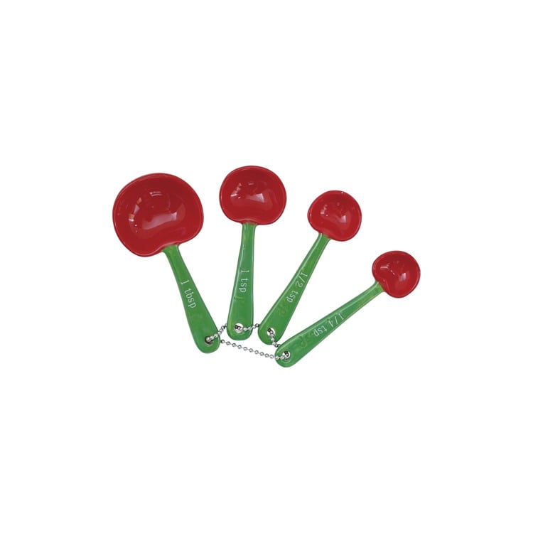 S/4 Stoneware Cherry Shaped Measuring