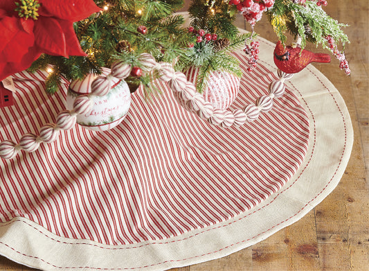 Ticking Stripe Tree Skirt