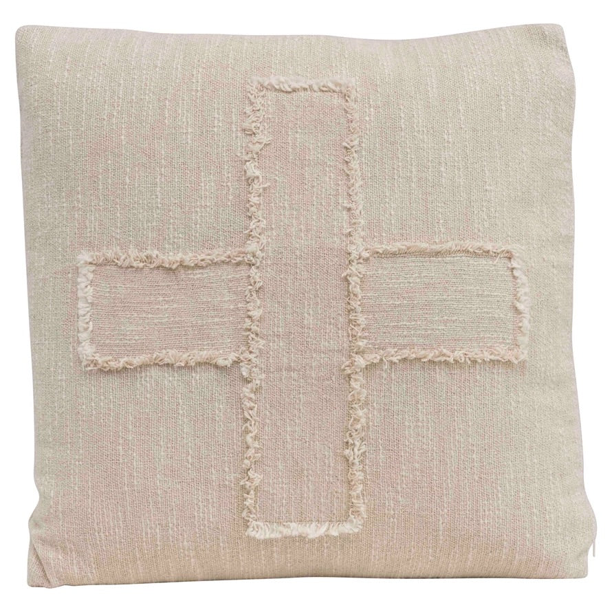 Cross Linen Pillow