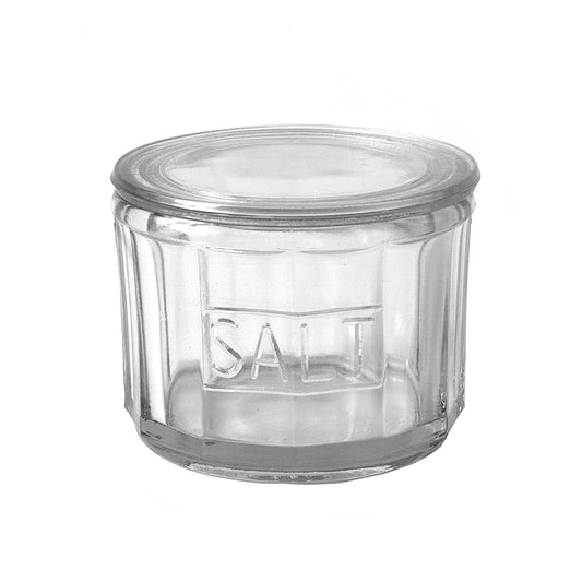 Pressed Glass Salt Jar