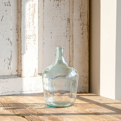 Clear Blue Cellar Bottle