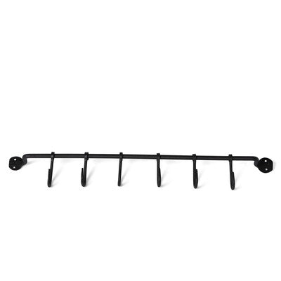 Six Hook Forged Iron Rack – The Cottage