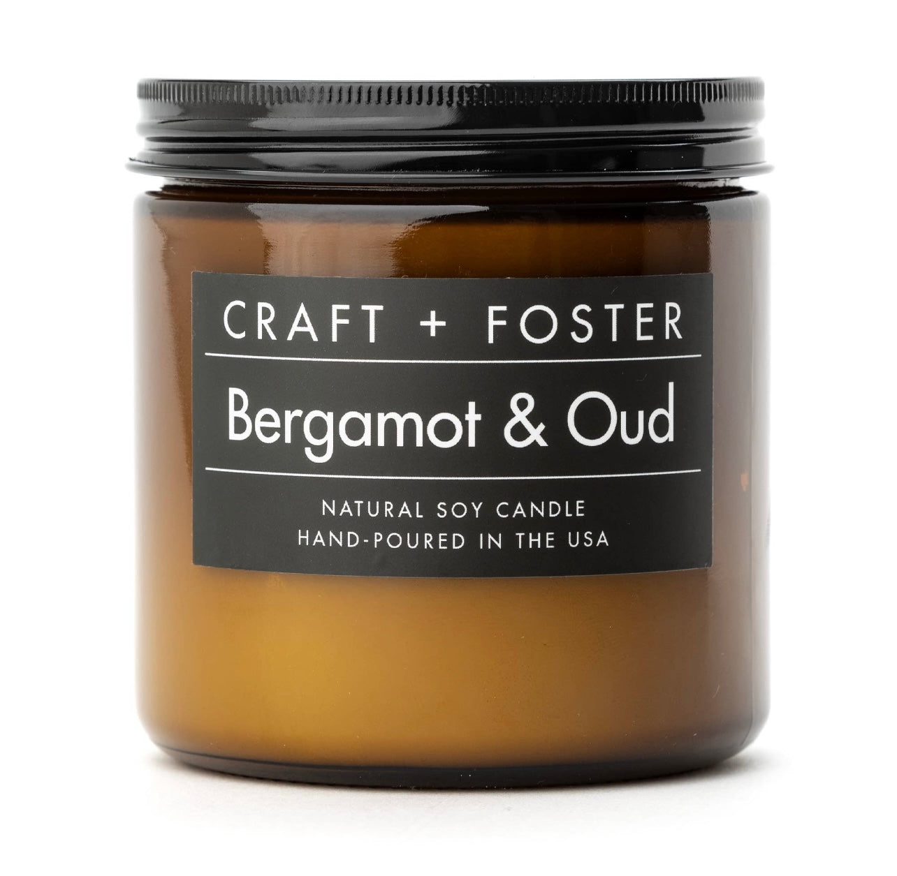 Bergamot & Oud 12oz Soy Candle