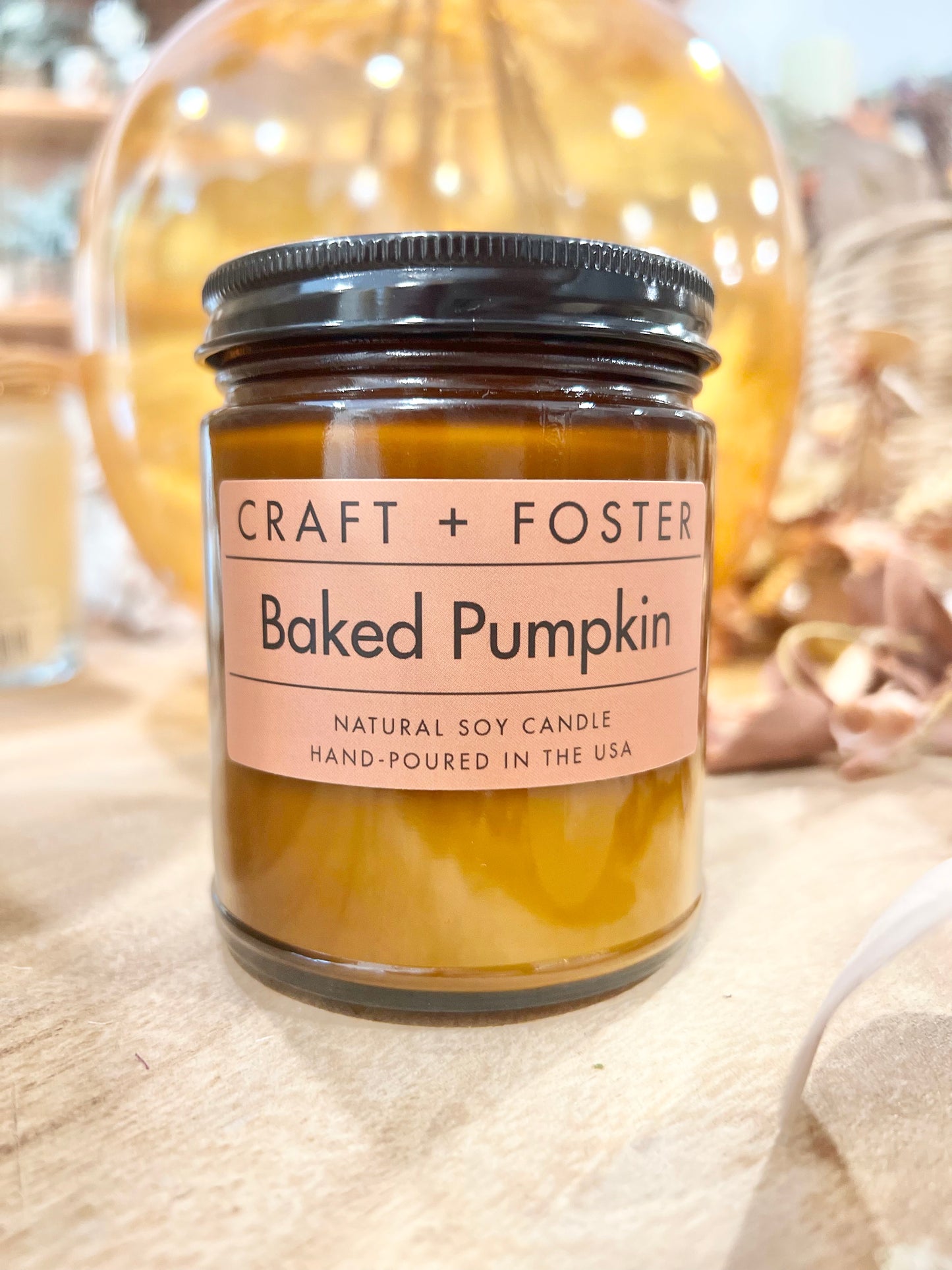 Baked Pumpkin Candle