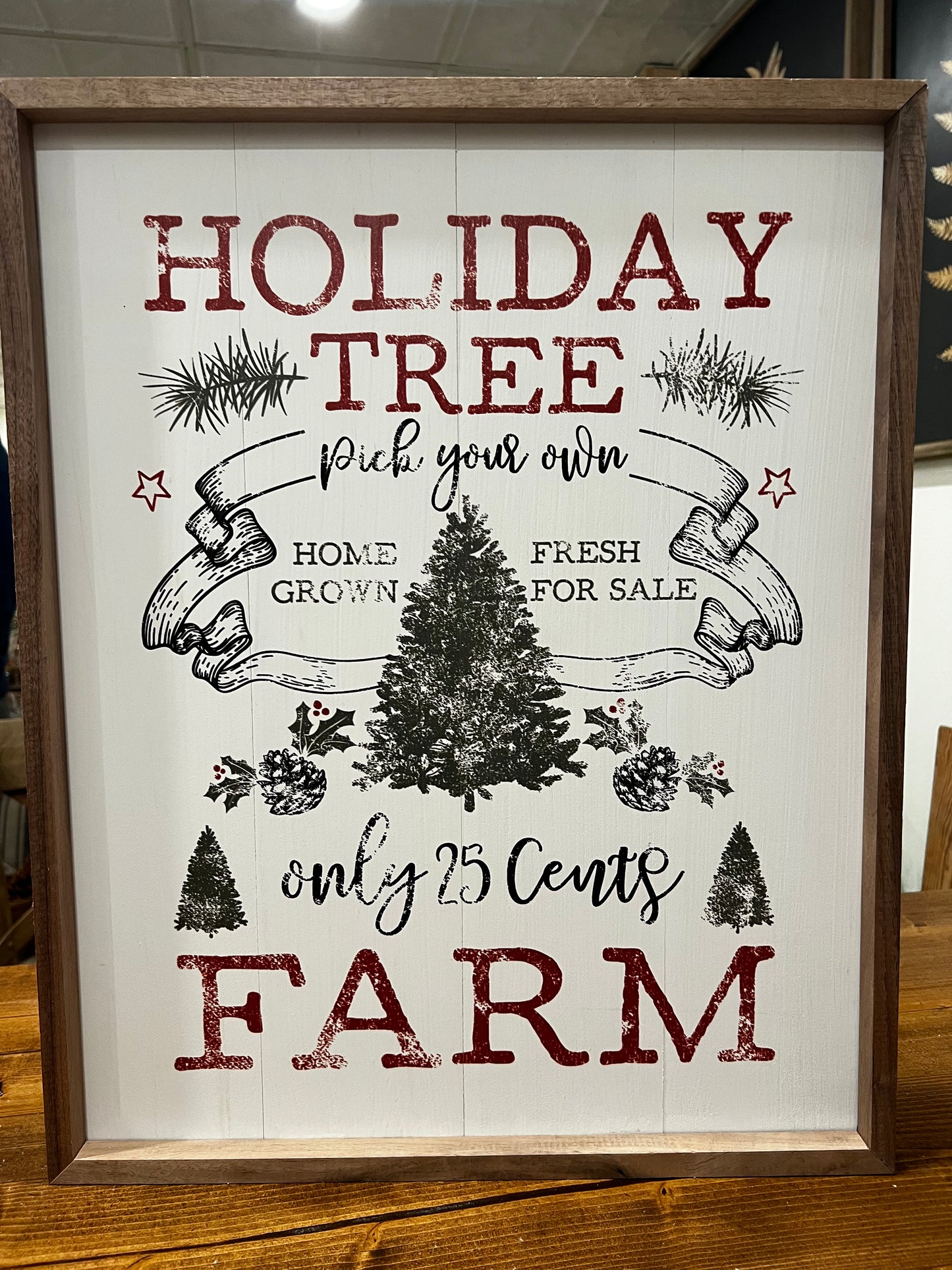 Holiday Tree Farm Sign