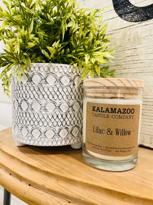 Lilac & Willow Soy Candle