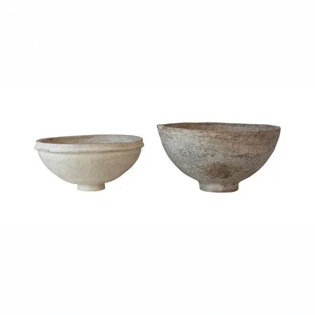 Discovered Decorative Paper Mache Bowls