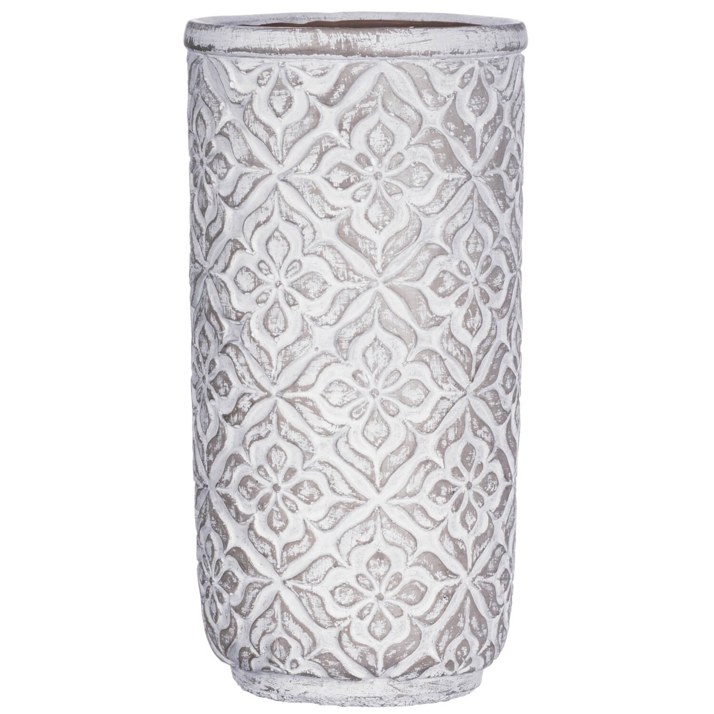 Patterned Pottery Vase